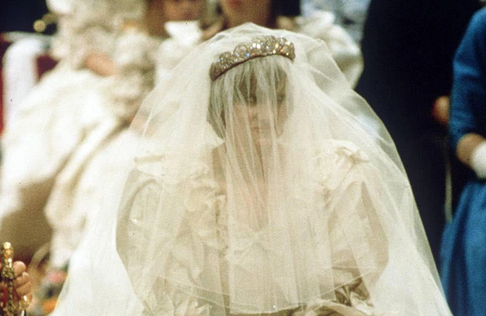 Her wedding to Prince Charles, now King Charles
