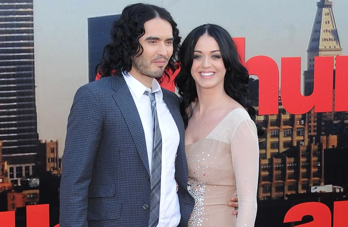 Katy Perry and Russell Brand