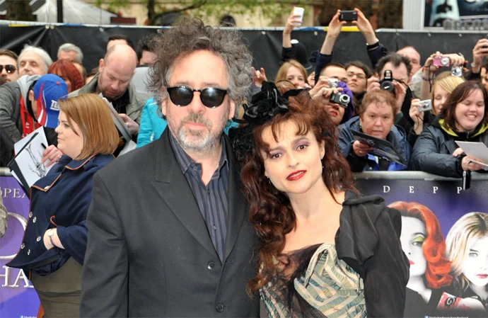 Helena Bonham Carter and Tim Burton 