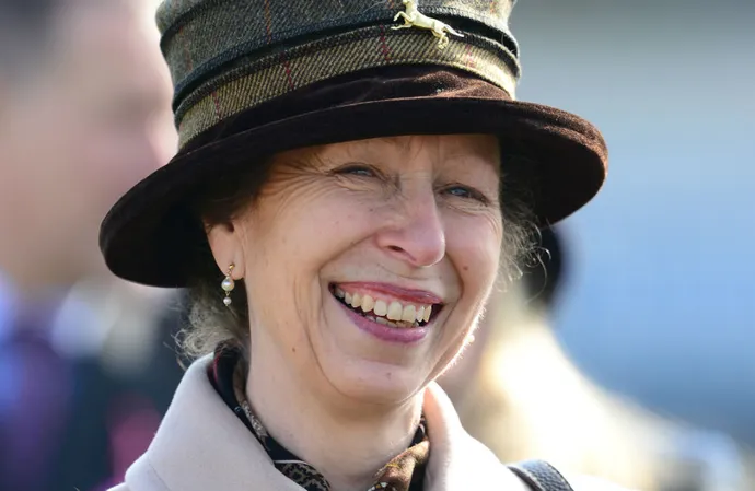 Princess Anne skipped the service due to a cold