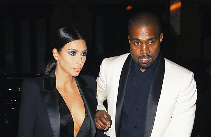Kim Kardashian  and Kanye West