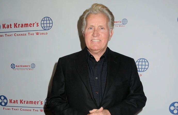 Martin Sheen gave a speech on the picket line in support of the Hollywood strikes