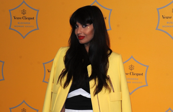 Jameela Jamil and Mark Ronson