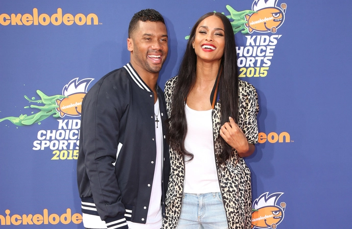 Ciara and Russell Wilson