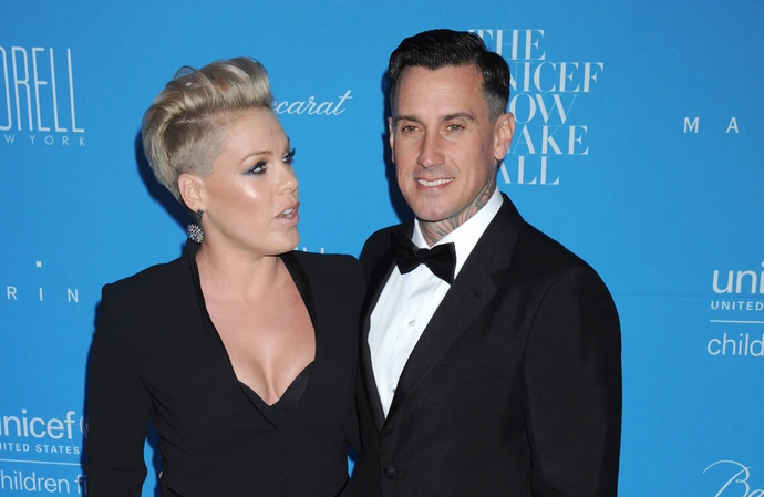 Pink and Carey Hart