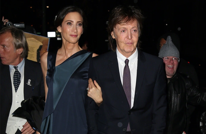 Nancy Shevell with Paul McCartney in New York in 2014