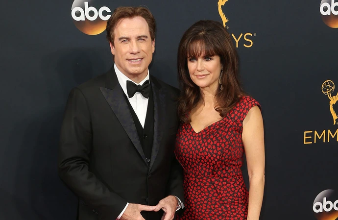 John Travolta y Kelly Preston