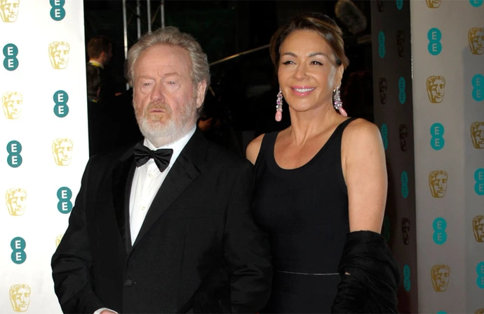 Giannina Facio and Ridley Scott  