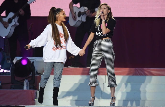 Ariana Grande and Miley Cyrus are good friends
