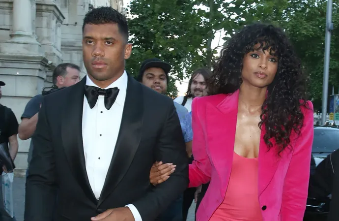 Russell Wilson and Ciara