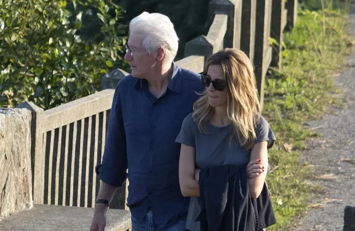Richard Gere’s wife says he is on the mend after he was hospitalised with a bout of pneumonia