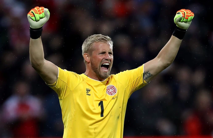 Kasper Schmeichel: Dinamarca
               
