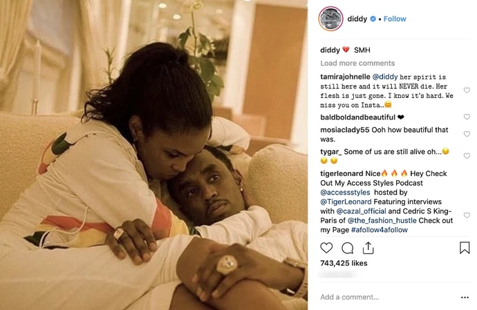 P Diddy e Kim Porter