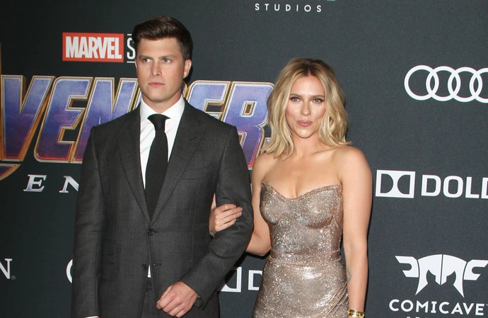 Colin Jost and Scarlett Johansson married in 2020