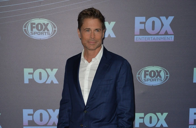 Rob Lowe was left red-faced after a text message mix-up with his famous friends