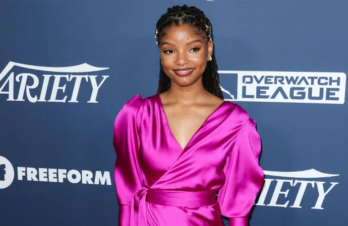 Halle Bailey cried as she recorded the song