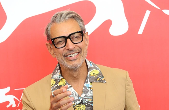 Jeff Goldblum modelled for Prada at their Milan Fashion Week show