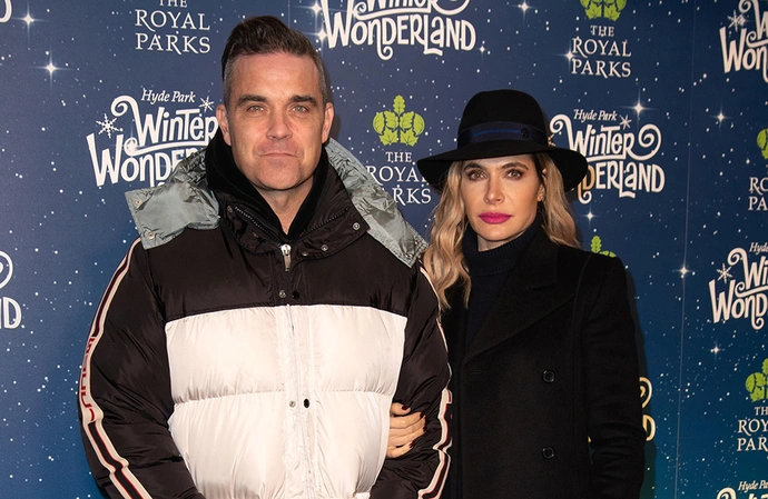 Robbie Williams and Ayda Field are still intimate