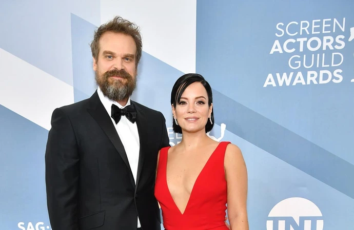 David Harbour and Lily Allen tied the knot in 2020