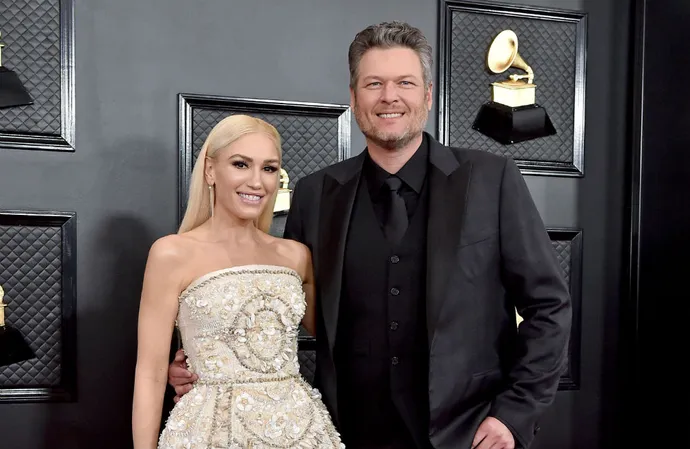 Gwen Stefani and Blake Shelton 