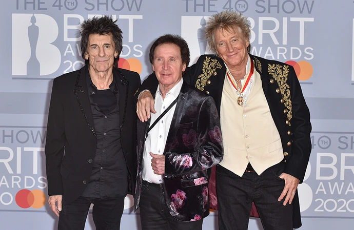 Teaming up with Ronnie Wood in the Faces