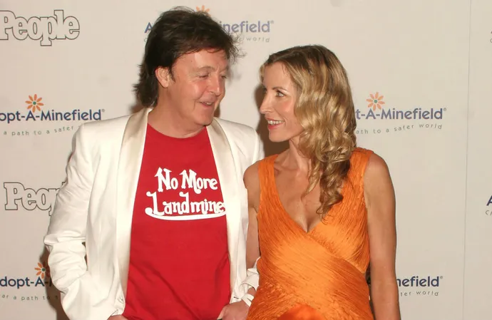 Sir Paul McCartney and Heather Mills