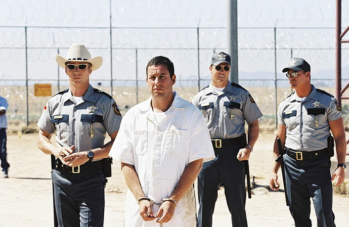 Adam Sandler in the 2005 version of The Longest Yard