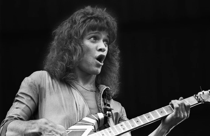 Eddie Van Halen performing at Pinkpop Festival 1980