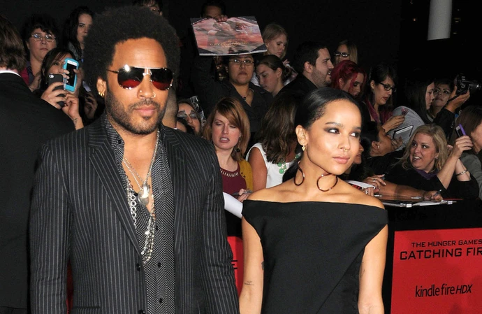 Lenny and Zoe Kravitz