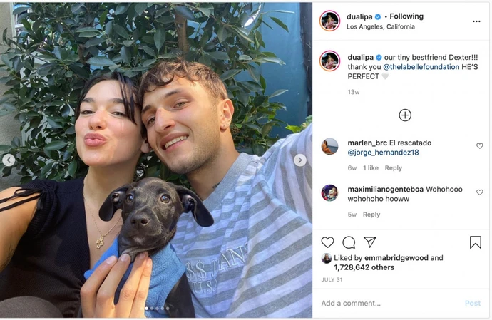 Dua Lipa y Anwar Hadid
