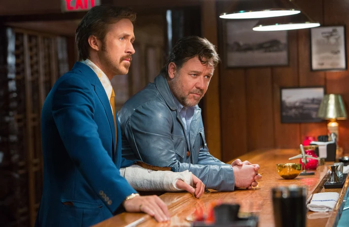 Ryan Gosling and Russell Crowe in The Nice Guys