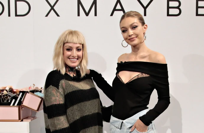Erin Parsons and Gigi Hadid