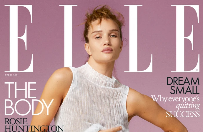 Rosie Huntington-Whiteley covers April's ELLE UK