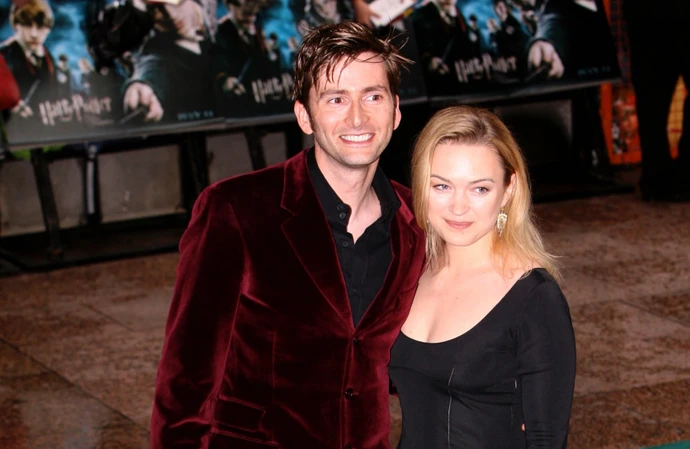Georgia Moffett y David Tennant