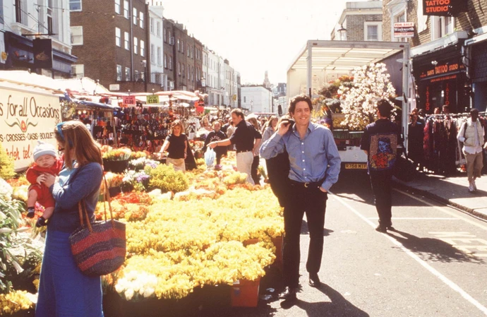 The film wasn’t shot in the Notting Hill house