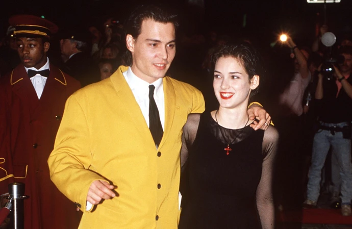 Winona Ryder y Johnny Depp