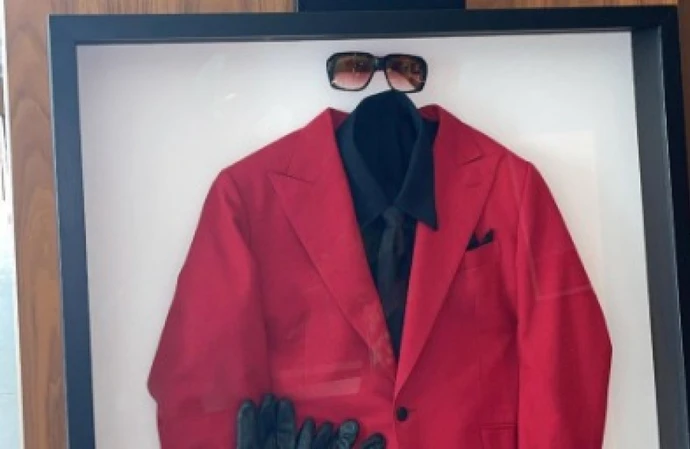The Weeknd's After Hours suit (c) Instagram