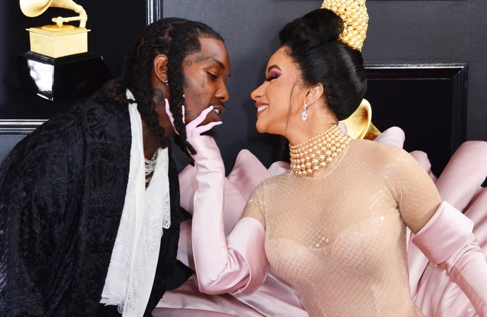 Cardi B has told her husband Offset to ‘stop acting stupid’ after he claimed she ‘f*****’ another man