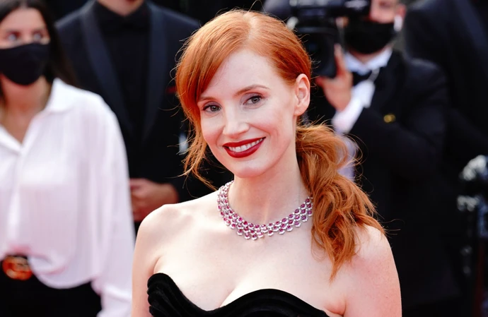 Jessica Chastain is still trying to master Italian for her husband