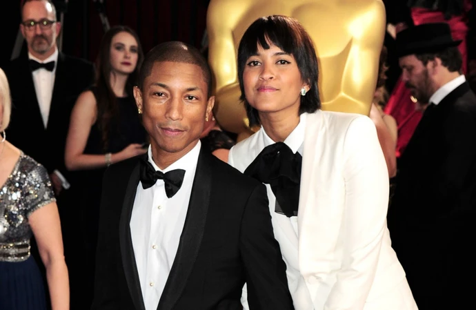 Pharrell Williams and Helen Lasichanh