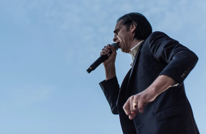 Nick Cave and The Bad Seeds are messing around in the studio