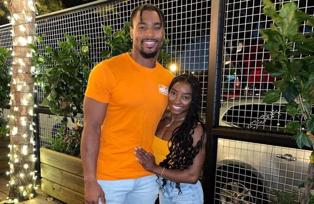 Simone Biles has defended her husband Jonathan Owens