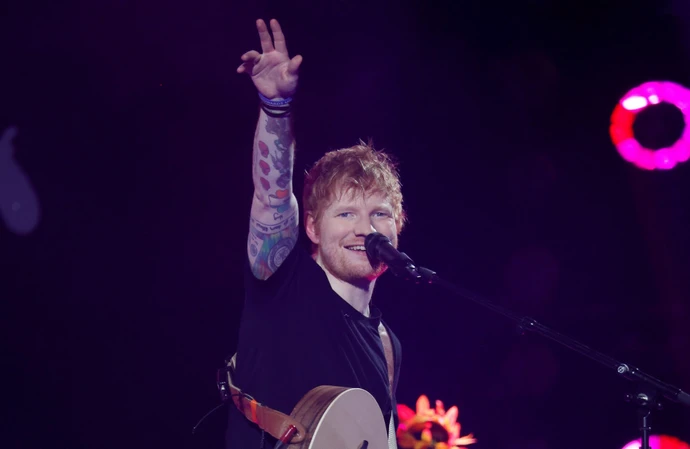 Ed Sheeran helped a couple reveal the gender of their baby