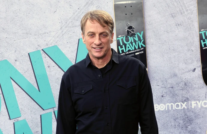 Tony Hawk doesn't want his grandson to feel any 'pressure' to become famous