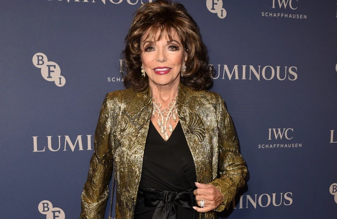 Dame Joan Collins was ordered to lose weight when she arrived in Hollywood