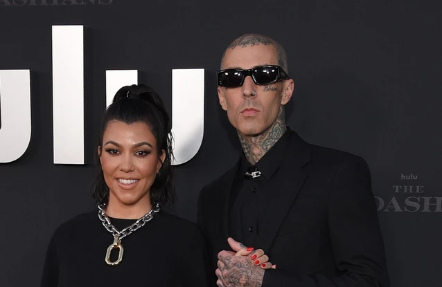 Kourtney Kardashian and Travis Barker