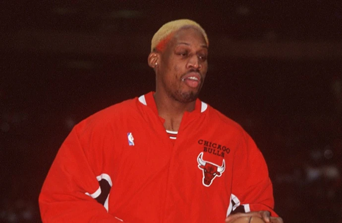 Dennis Rodman broke his member