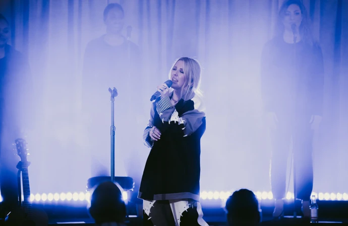 Ellie Goulding surprised fans at the Secret Socials with Hilton concert in Mayfair