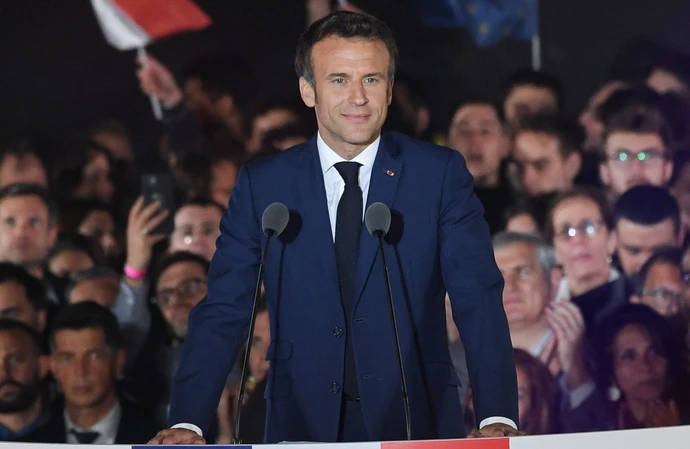 Emmanuel Macron isn't ruling out talks with Vladimir Putin