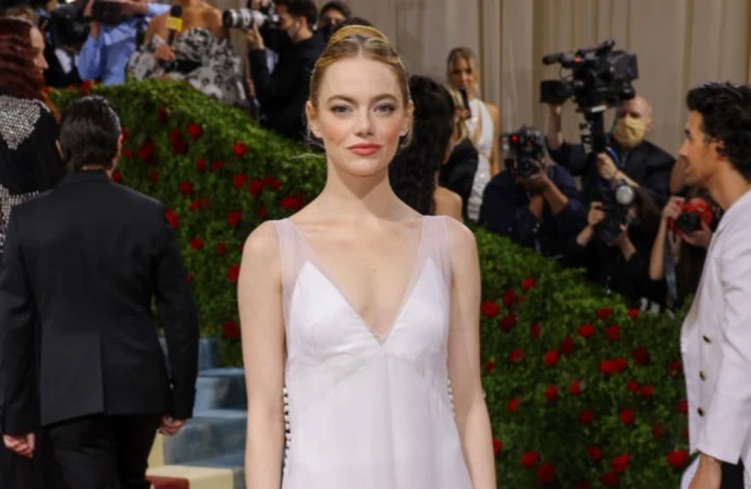 Emma Stone's current make-up look is inspired by a movie character